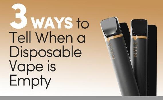 3 Ways to Tell When a Disposable Vape is Empty-PodVapes