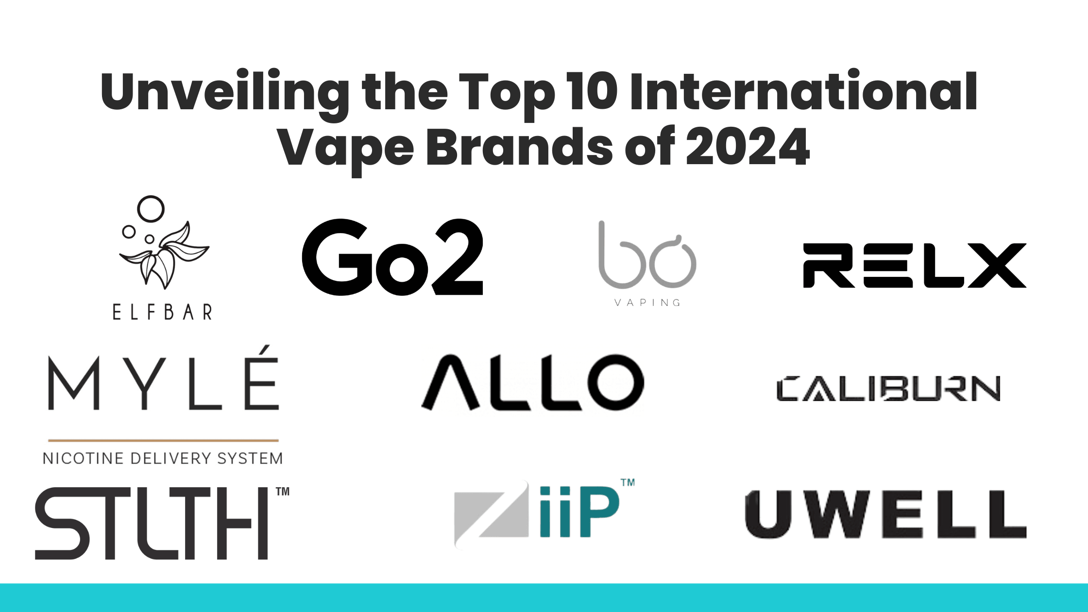 Unveiling the Top 10 International Vape Brands of 2023 - PodVapes