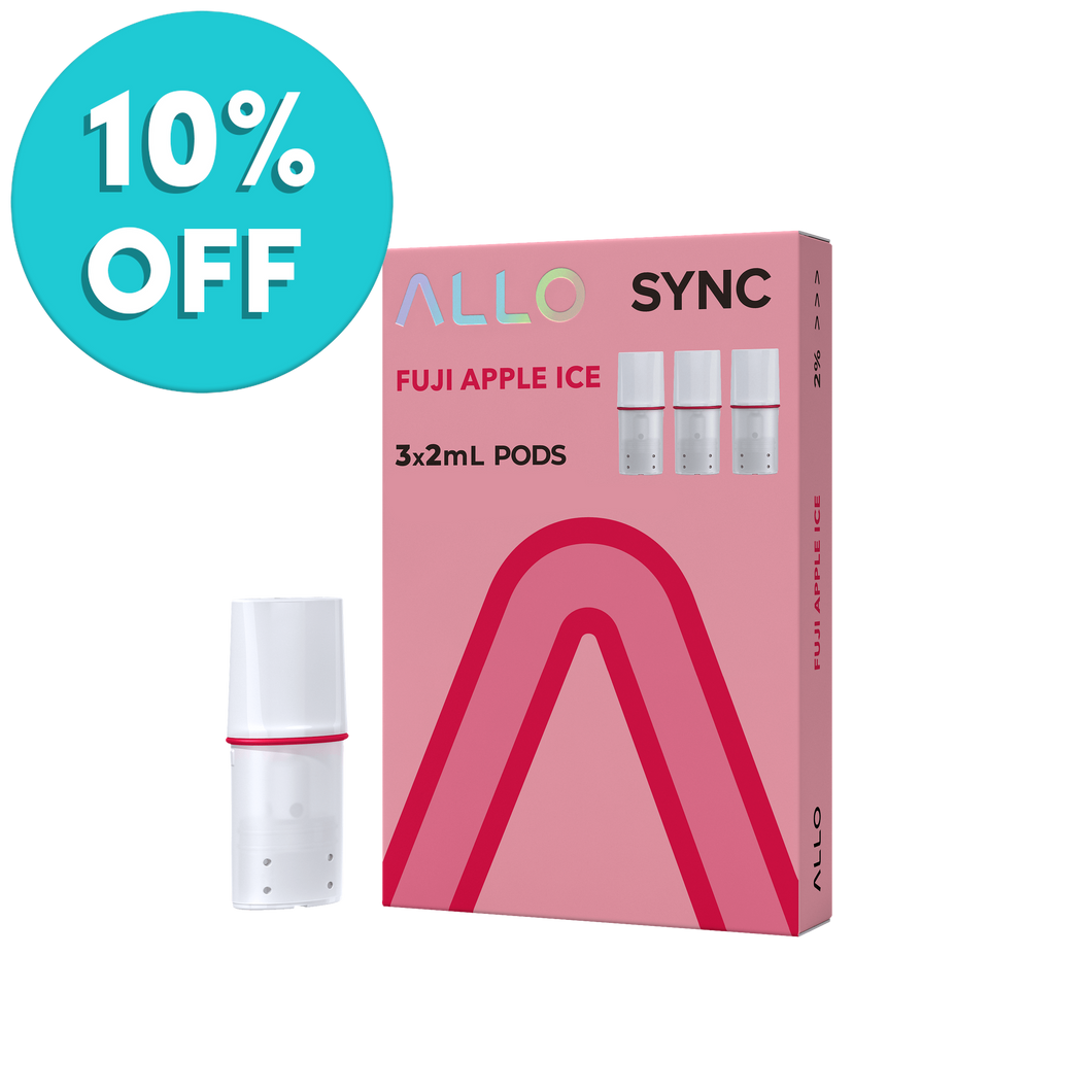 ALLO Sync Pods: Fuji Apple Ice - PodVapes