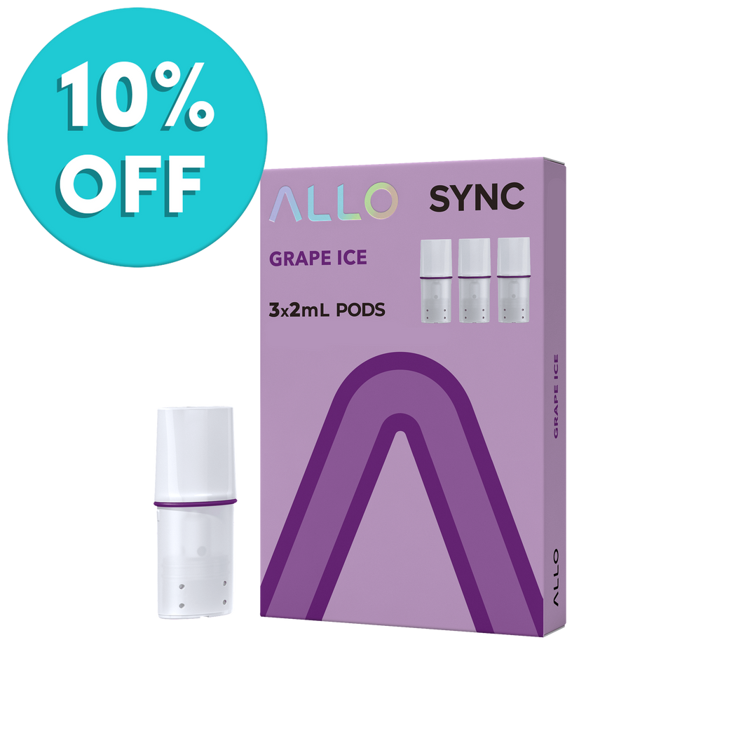 ALLO Sync Pods: Grape Ice - PodVapes