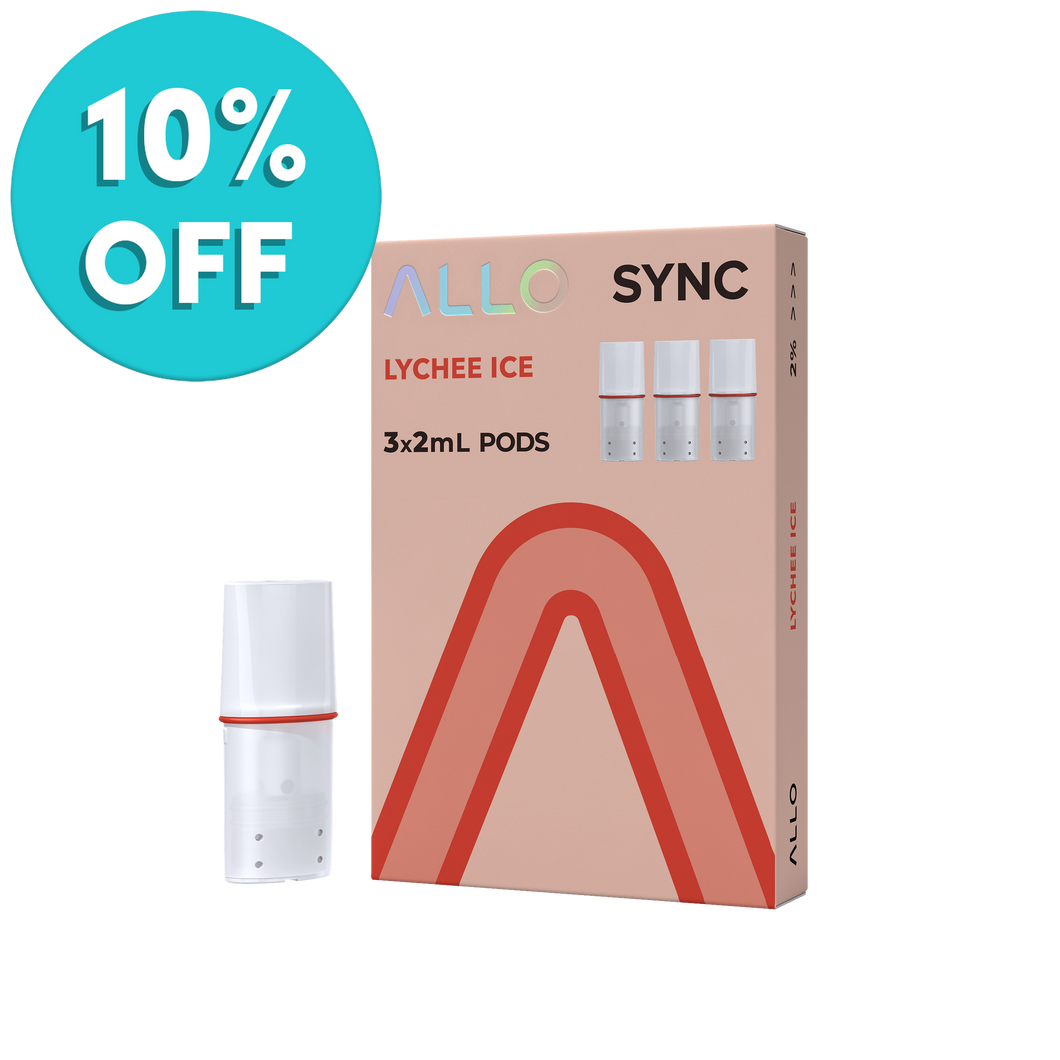 ALLO Sync Pods: Lychee Ice - PodVapes