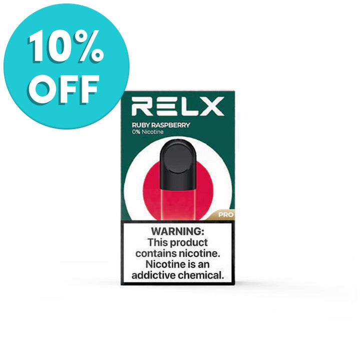 RELX Infinity Pro Pods: Ruby Raspberry - PodVapes