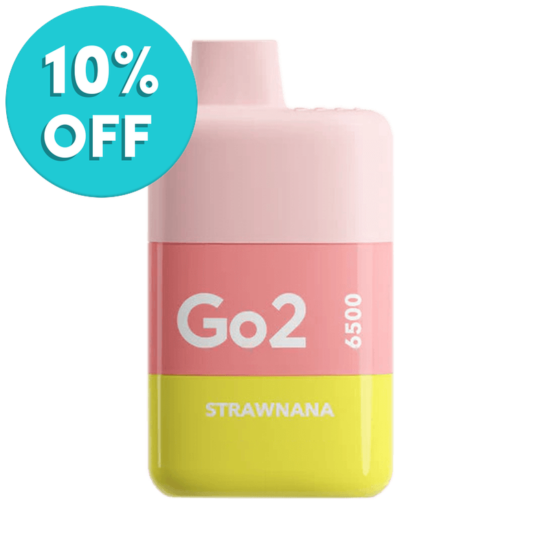 Go2 Disposable Vape: Strawnana - PodVapes