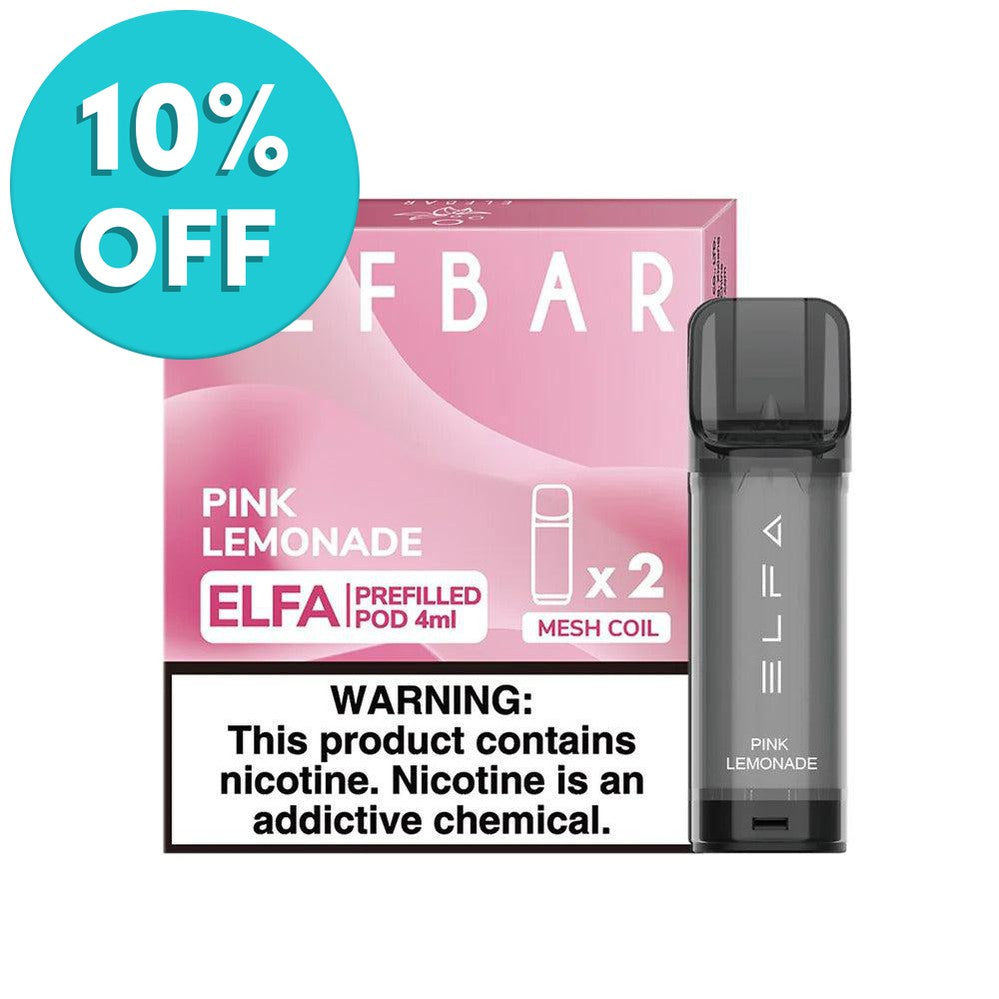 ELFBAR ELFA 1500 Vape Pod: Pink Lemonade