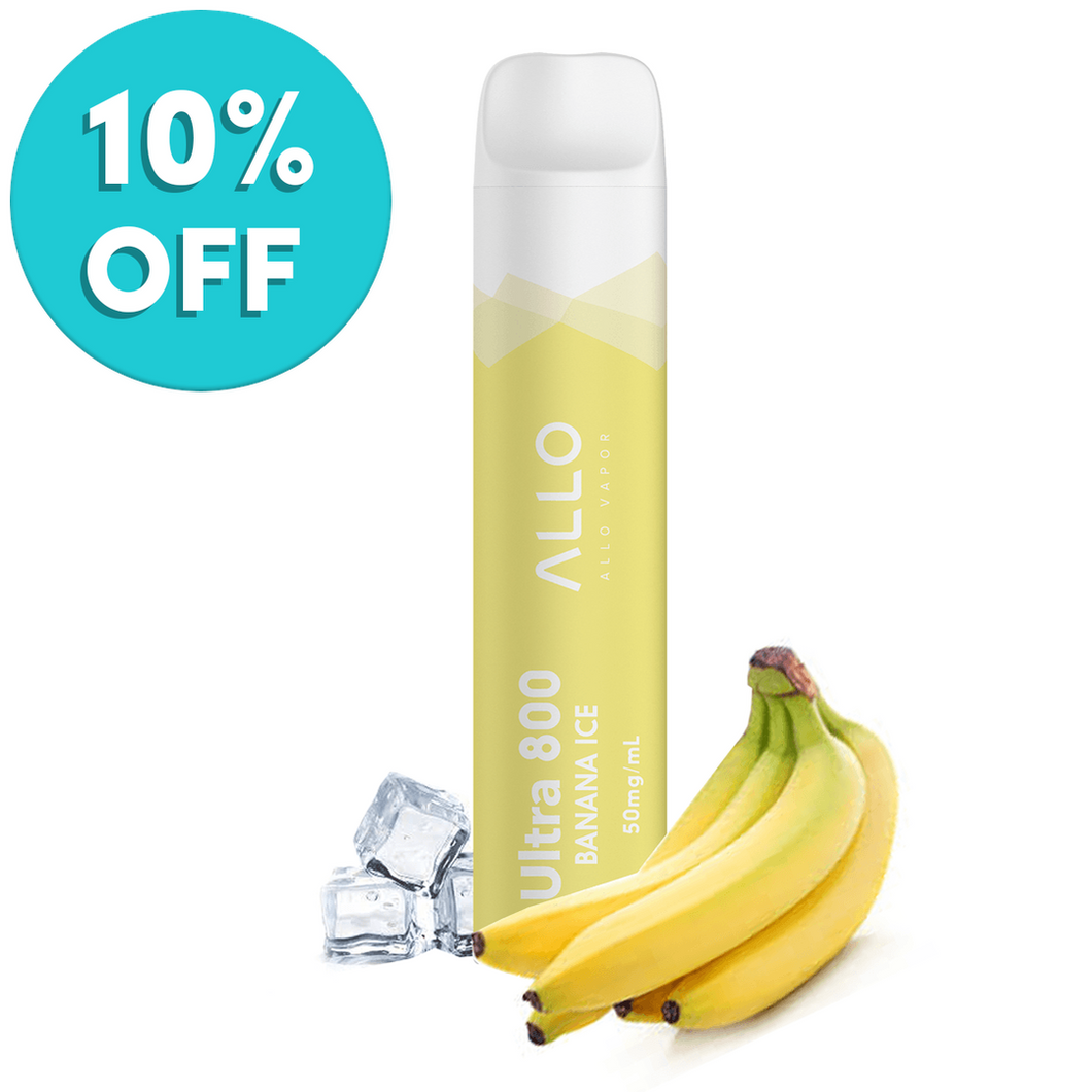 ALLO Ultra 800 Disposable Vape - Banana Ice-PodVapes™ Australia