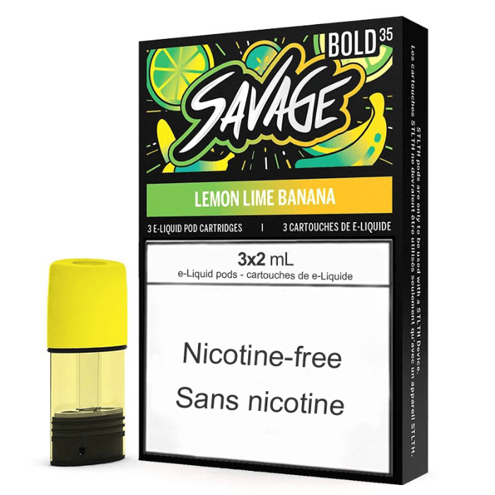 STLTH Savage Pods: Lemon Lime Banana