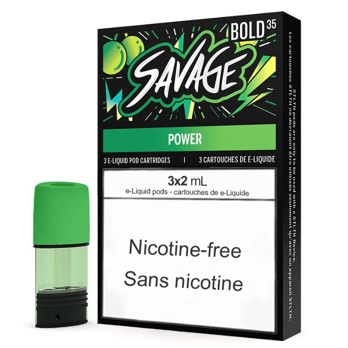 STLTH Savage Pods: Power