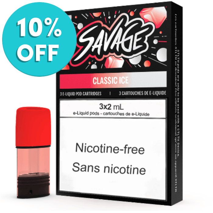 STLTH Savage Pods: Classic Ice - PodVapes
