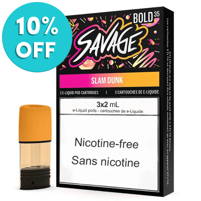 STLTH Savage Pods: Slam Dunk - PodVapes