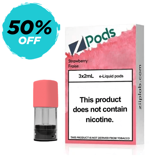 ZiiP S Pods: Strawberry - PodVapes