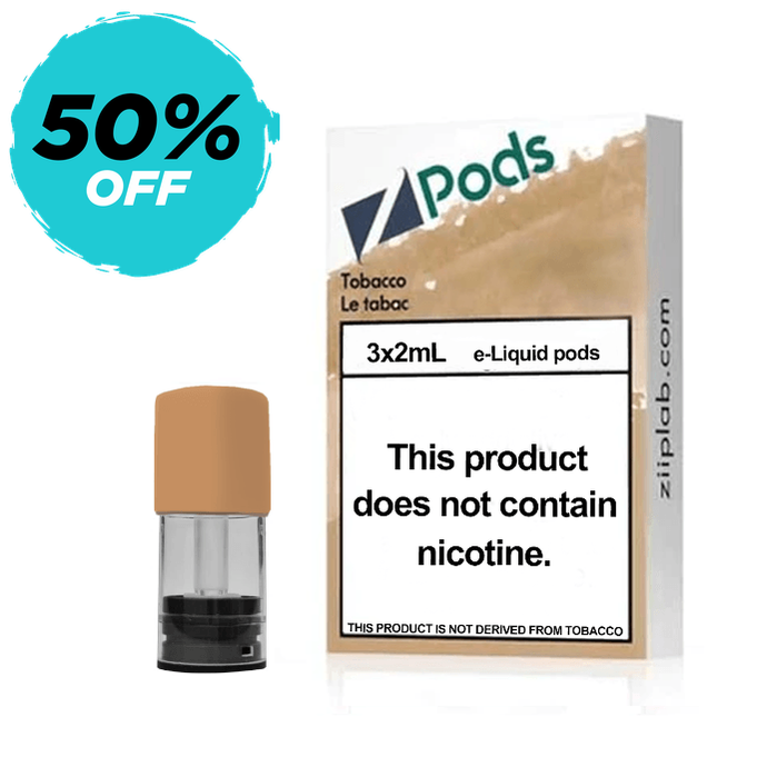 ZiiP S Pods: Tobacco - PodVapes