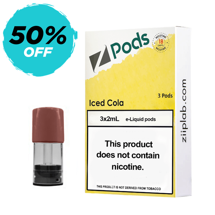 ZiiP S Pods: Ice Cola - PodVapes