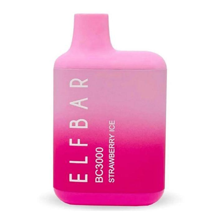 ELFBAR BC3000 Disposable Vape: Strawberry Ice-PodVapes