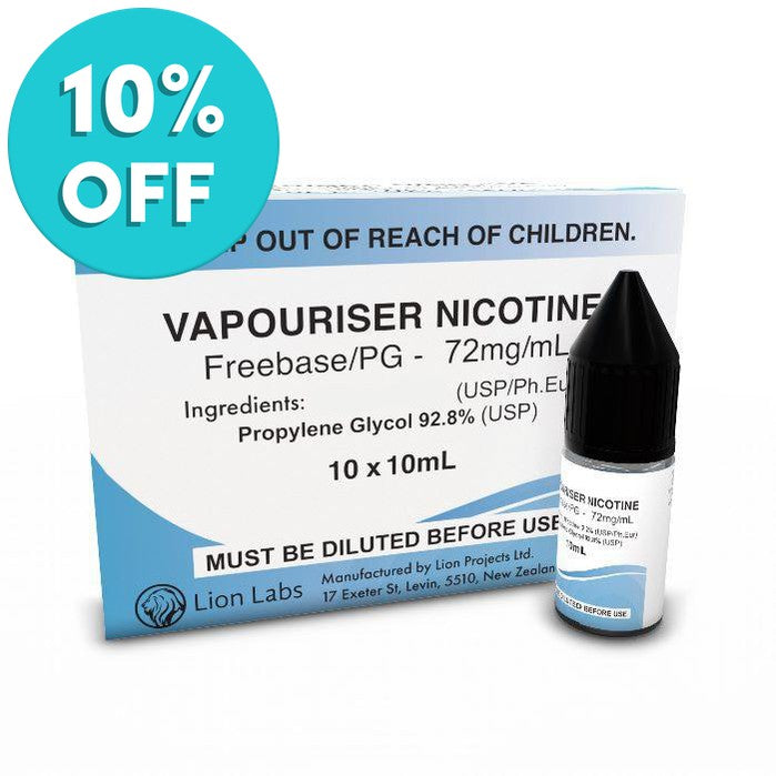 NicShot Vapouriser Nicotine - Freebase - PodVapes