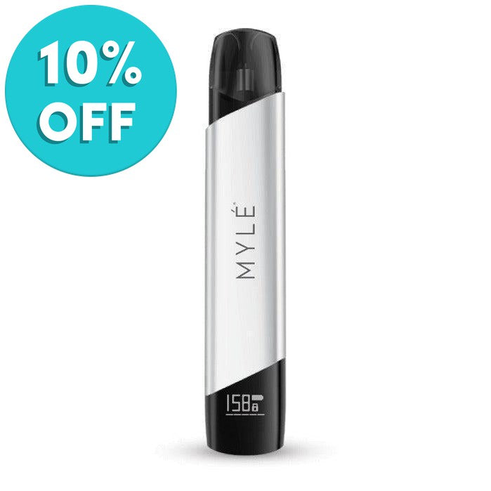 MYLÉ V5 Vape Device: Elite White-PodVapes